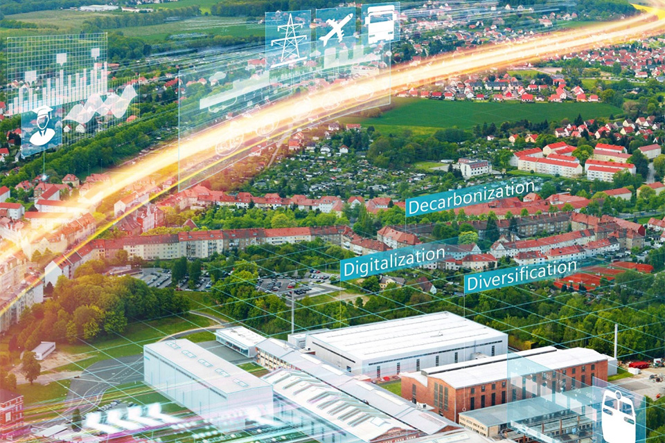 ©Siemens: Auf dem Innovationscampus Görlitz forschen Siemens und das Fraunhofer IWU zusammen mit weiteren Partnern an der Kopplung der Sektoren Energie und Verkehr. Besonders wichtig im Bereich Wasserstoff ist dabei das "Hydrogen Lab Görlitz".
